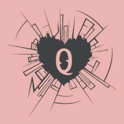 Women's Heart And Soul Of A Warrior T-Shirt - Desert Pink -Daily Clothing Store GS5172 HeartandSoulofaWarrior DesertPink STANDARD WEB READY frontArt min