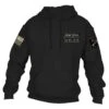 Name Tape Hoodie - Black -Daily Clothing Store GS5178 Grunt Style Name Tape Hoodie Black WEB READY FRONT