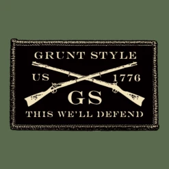 Name Tape Hoodie - Military Green -Daily Clothing Store GS5179 Grunt Style Name Tape Hoodie Military Green WEB READY LS ART