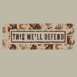 This We'll Defend Sleeve Hoodie - Desert Camo -Daily Clothing Store GS5194 ThisWe llDefendSleeveDesertCamoHoodie STANDARD WEB READYSleeveArt