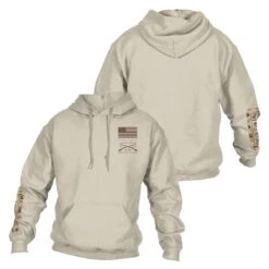 This We'll Defend Sleeve Hoodie - Desert Camo