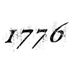 1776 Flag T-Shirt - White -Daily Clothing Store GS5199 1776Flag White STANDARD WEB READY frontArt