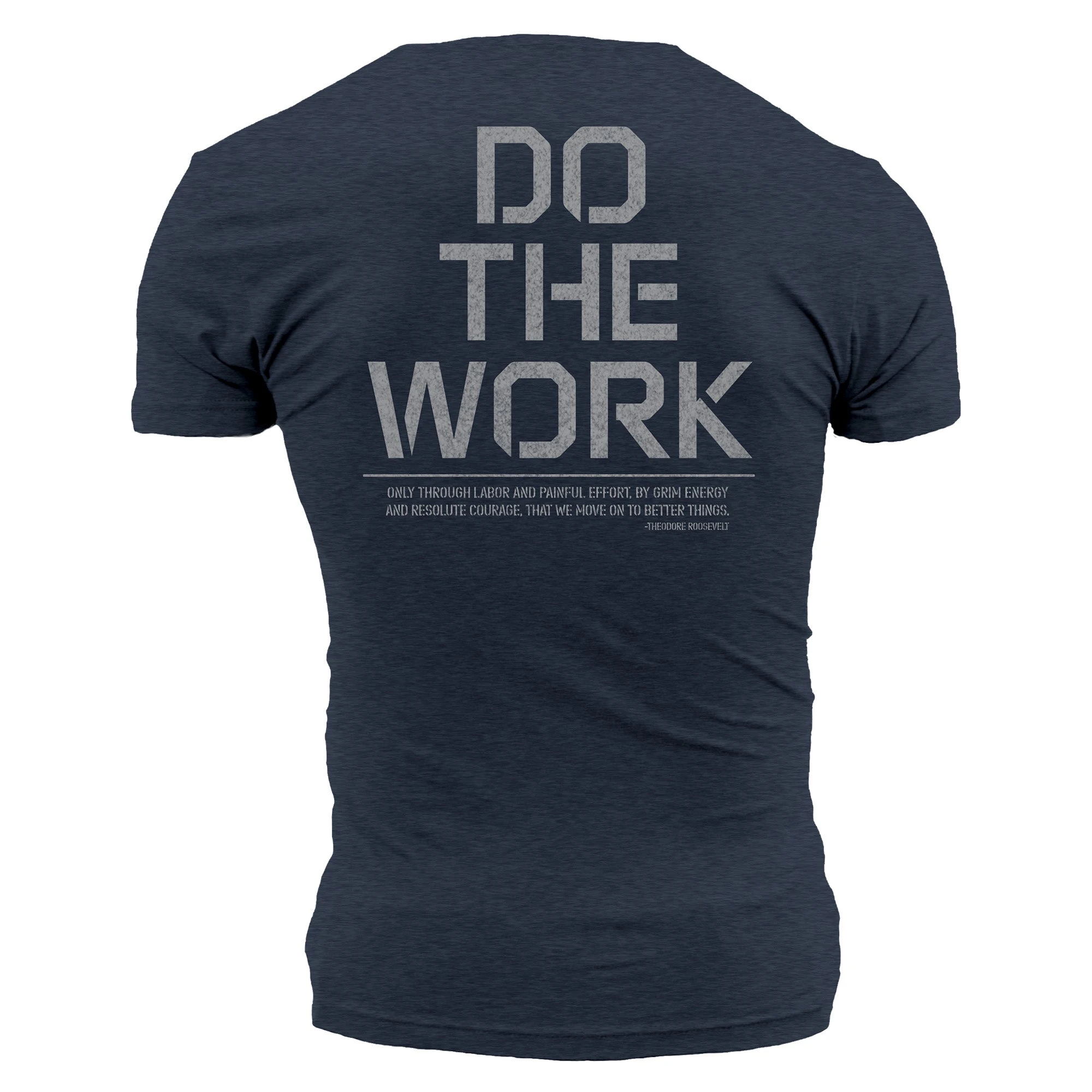 Do The Work T-Shirt - Midnight Navy 8 Do The Work T-Shirt - Midnight Navy - Image 6