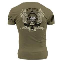 Death From Above T-Shirt - Military Green 7 Death From Above T-Shirt - Military Green -Daily Clothing Store GS5284 DeathFromAbove WEB READYBACK