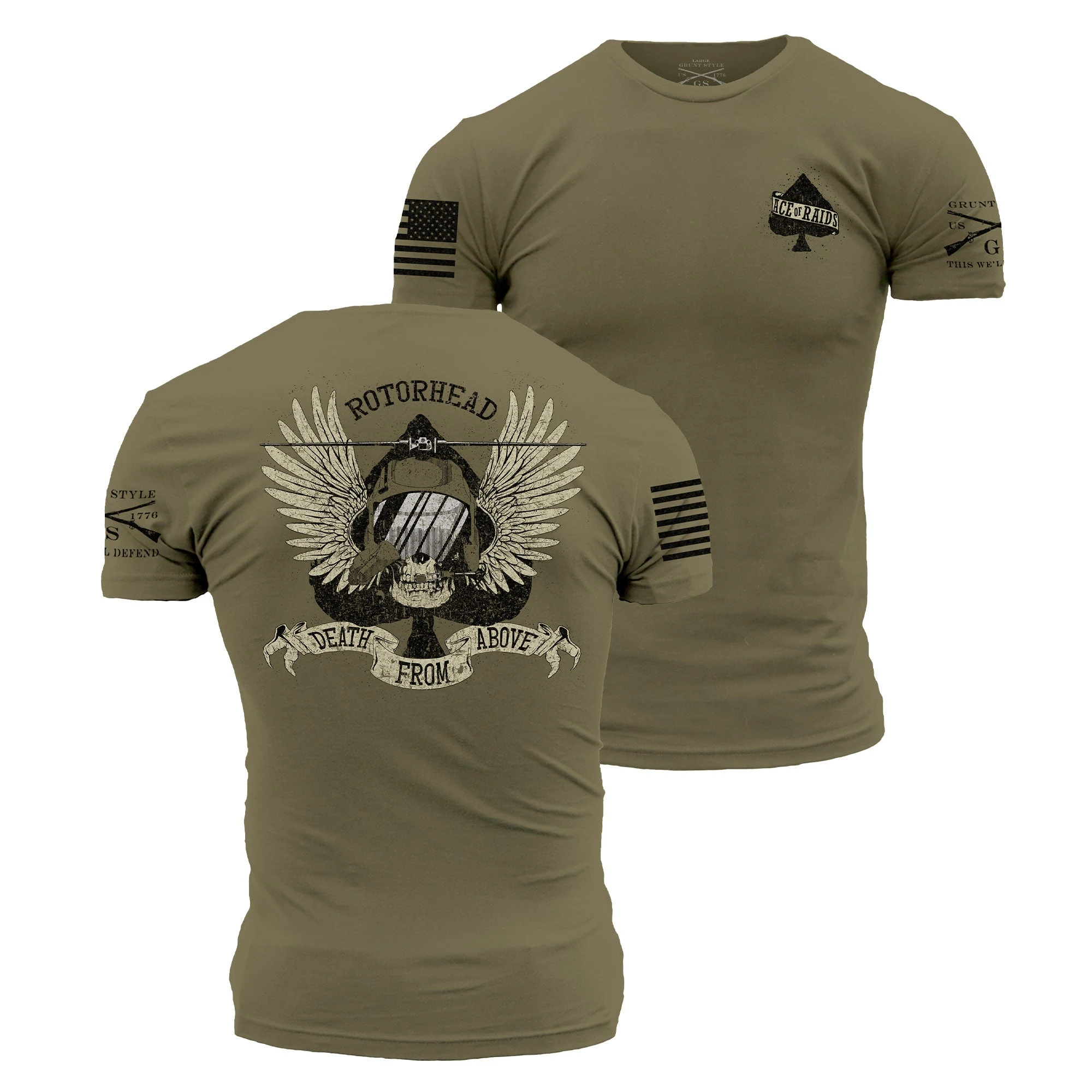 Death From Above T-Shirt - Military Green 3 Death From Above T-Shirt - Military Green