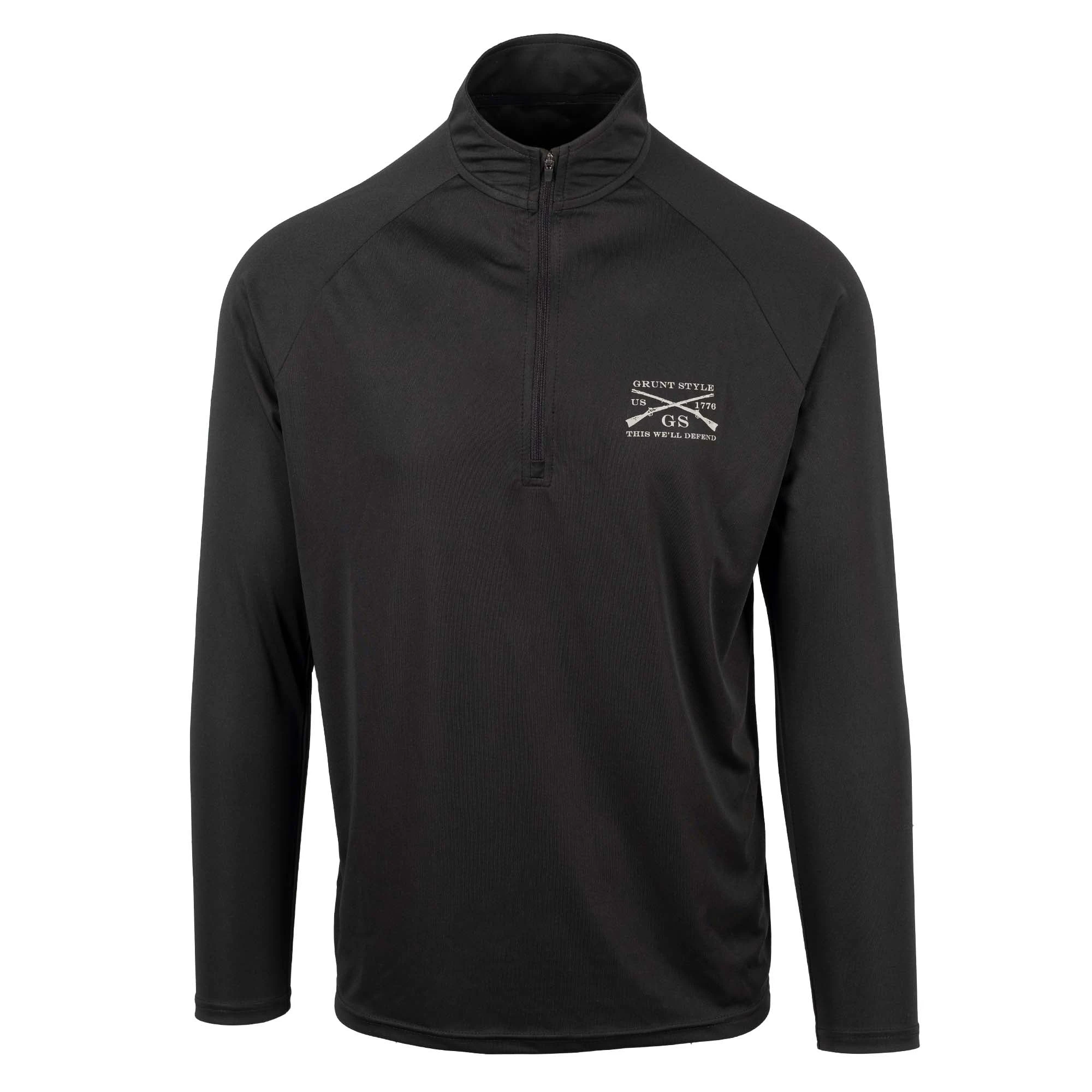 Men's 1/4 Zip - Black 4 Men's 1/4 Zip - Black - Image 2