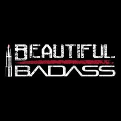Women's Beautiful Badass V-Neck - Black 13 Women's Beautiful Badass V-Neck - Black -Daily Clothing Store GS5314 Women sBeautifulBadassV Neck Black STANDARD WEB READY frontART min