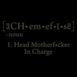 HMFIC T-Shirt - Black -Daily Clothing Store GS5355 HMFIC Black STANDARD WEB READY backART