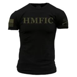 HMFIC T-Shirt - Black -Daily Clothing Store GS5355 HMFIC Black STANDARD WEB READY front min