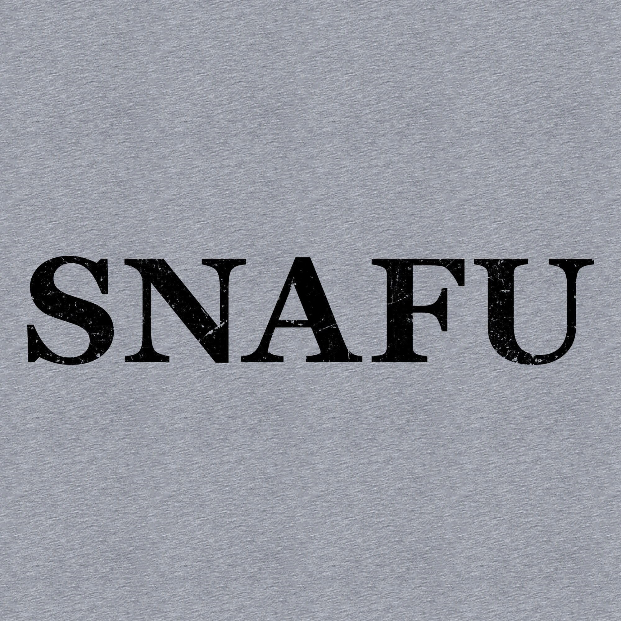 SNAFU T-Shirt - Heather Gray 11 SNAFU T-Shirt - Heather Gray - Image 9