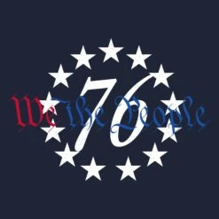 76 We The People Hoodie - Navy -Daily Clothing Store GS5377 76WeThePeopleHoodie Navy STANDARD WEB READY frontART