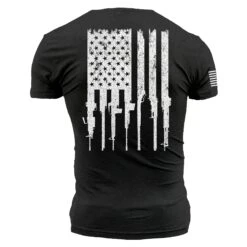 Rifle Flag Pocket T-Shirt - Black Heather 15 Rifle Flag Pocket T-Shirt - Black Heather -Daily Clothing Store GS5415 RifleFlagBlackHeatherPocketTee STANDARD WEB READY Back