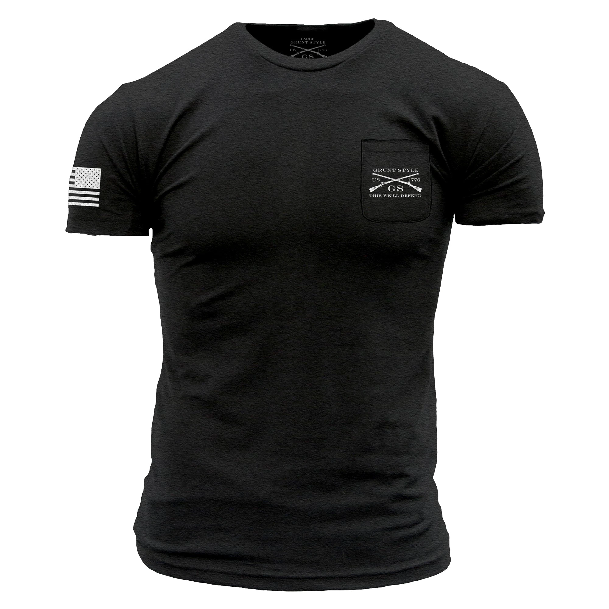 One Generation Away Pocket T-Shirt - Black Heather 8 One Generation Away Pocket T-Shirt - Black Heather - Image 6