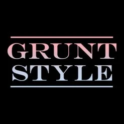 Women's Grunt Style Stacked Logo Ombre T-Shirt - Black -Daily Clothing Store GS5424 Women sGruntStyleStackedLogoOmbre Black STANDARD WEB READY 2022FRONTART