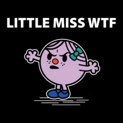 Women's WTFSlim Fit T-Shirt - Black -Daily Clothing Store GS5458 Women s W.T.F. STANDARD WEB READY 2022FRONTART