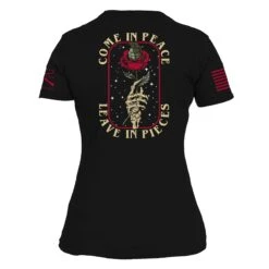 Women's Death Rose T-Shirt - Black -Daily Clothing Store GS5470 Women sDeathRose STANDARD WEB READY Back