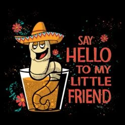 Little Friend T-Shirt - Black -Daily Clothing Store GS5479 LittleFriend FrontArt