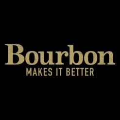 Women's Bourbon Makes It Better Slim Fit T-Shirt - Black -Daily Clothing Store GS5518 Women sBourbonMakesItBetter STANDARD WEB READY FrontArt