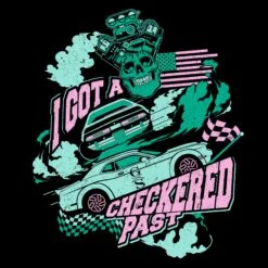 Checkered Past T-Shirt - Black -Daily Clothing Store GS5544 Checkered Past Men s Tee Black STANDARD WEB READY 2022FRONTART