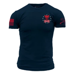 Barrel Bacon T-Shirt - Midnight Navy -Daily Clothing Store GS5573 Barrel Bacon Men s Tee Midnight Navy FRONT WEB READY