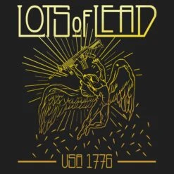 Lots Of Lead T-Shirt - Vintage Black -Daily Clothing Store GS5608 LotsofLeadMen sTee VintageBlackFRONTART