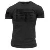 Ammo Flag T-Shirt - Heather Black -Daily Clothing Store GS565 WEBREADY NEW