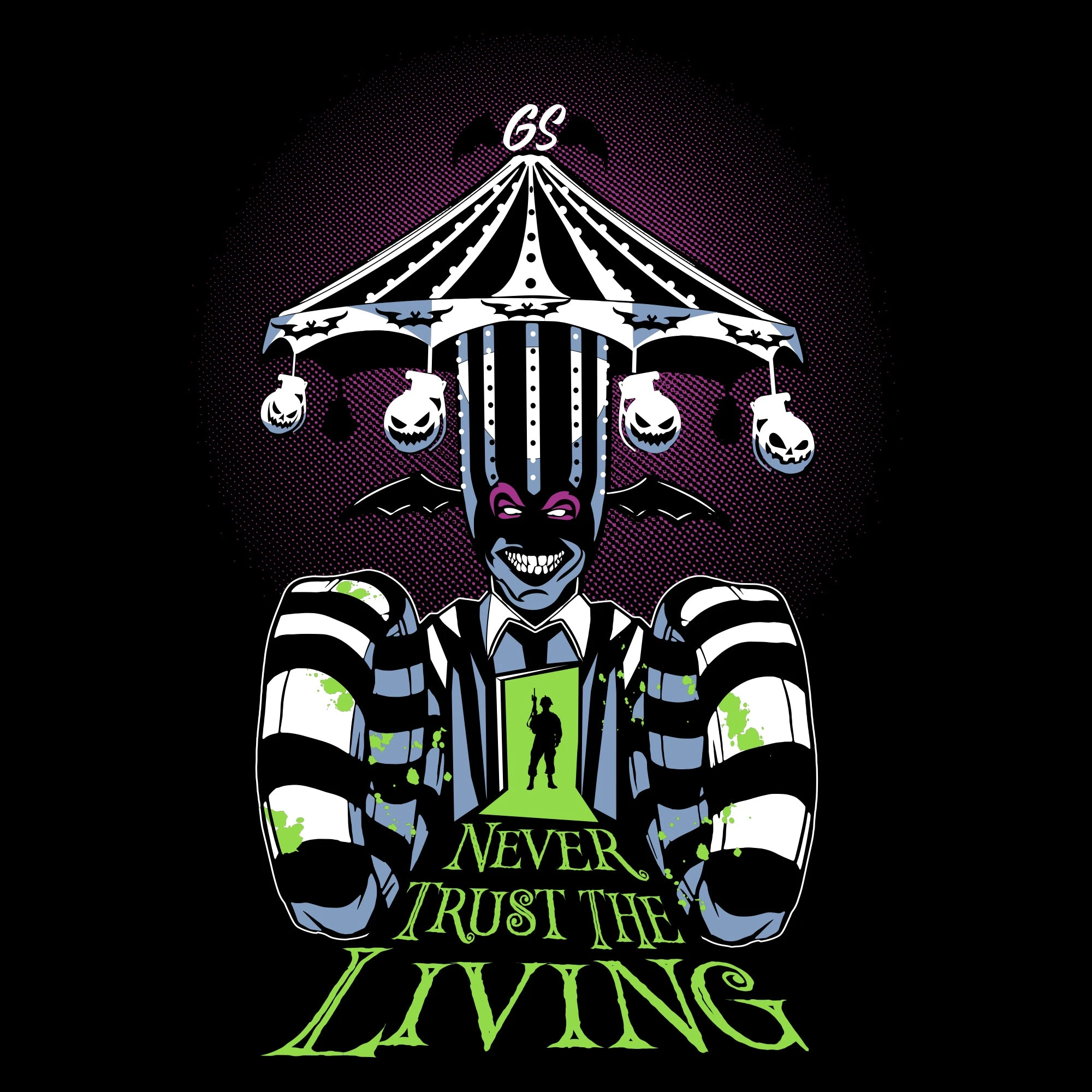 Never Trust The Living T-Shirt - Black 7 Never Trust The Living T-Shirt - Black - Image 5