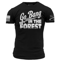 Go Bang In The Forest T-Shirt - Black