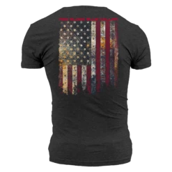 Red Blood Blue Collar™ T-Shirt - Charcoal 17 Red Blood Blue Collar™ T-Shirt - Charcoal -Daily Clothing Store GS5758 Men sRedBloodBlueCollarTee Charcoal WEB READYBack