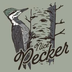 Nice Pecker T-Shirt - Light Sage -Daily Clothing Store GS5762 Men sNicePeckerTee LightSage WEB READY ART