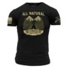 All Natural T-Shirt - Black -Daily Clothing Store GS5763 AllNaturalMen sTee Black WEB READY Front