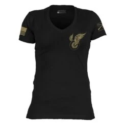 Women's Mischief And Mayhem V-Neck - Black -Daily Clothing Store GS5778 Women sMischiefandMayhemV Neck Black WEB READY 2023frt
