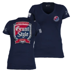 Women's Kick Ass Brewing V-Neck - Midnight Navy -Daily Clothing Store GS5779 Women sKickAssBrewingV Neck MidnightNavy WEB READY