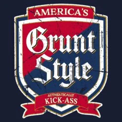 Women's Kick Ass Brewing V-Neck - Midnight Navy -Daily Clothing Store GS5779 Women sKickAssBrewingV Neck MidnightNavy WEB READY Art Back