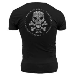Death Paisley T-Shirt - Black -Daily Clothing Store GS5782 Men sDeathPaisleyTee Black WEB READY Back