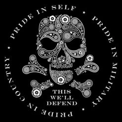 Death Paisley T-Shirt - Black -Daily Clothing Store GS5782 Men sDeathPaisleyTee Black WEB READY BackART