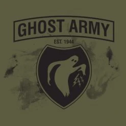 Ghost Army T-Shirt - Military Green -Daily Clothing Store GS5785 Men sGhostArmyTee MilitaryGreenFRONTART