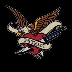 Patriot Ink T-Shirt - Black -Daily Clothing Store GS5793 TraditionalPatriotMen sTee Black WEB READY 2023art