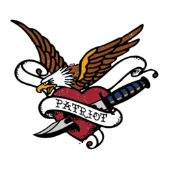 Patriot Ink T-Shirt - White -Daily Clothing Store GS5795 Men sPatriotInkTee White WEB READY 2023art