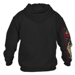 Death Rose Hoodie - Black -Daily Clothing Store GS5798 Men sDeathRoseHoodie Black BACK