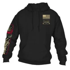Death Rose Hoodie - Black -Daily Clothing Store GS5798 Men sDeathRoseHoodie Black FRONT