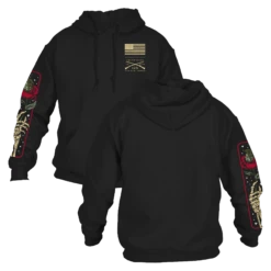 Death Rose Hoodie - Black