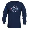 76 We The People Long Sleeve - Navy -Daily Clothing Store GS5799 Men s76WeThePeopleLongSleeve Navy WEB READY Front