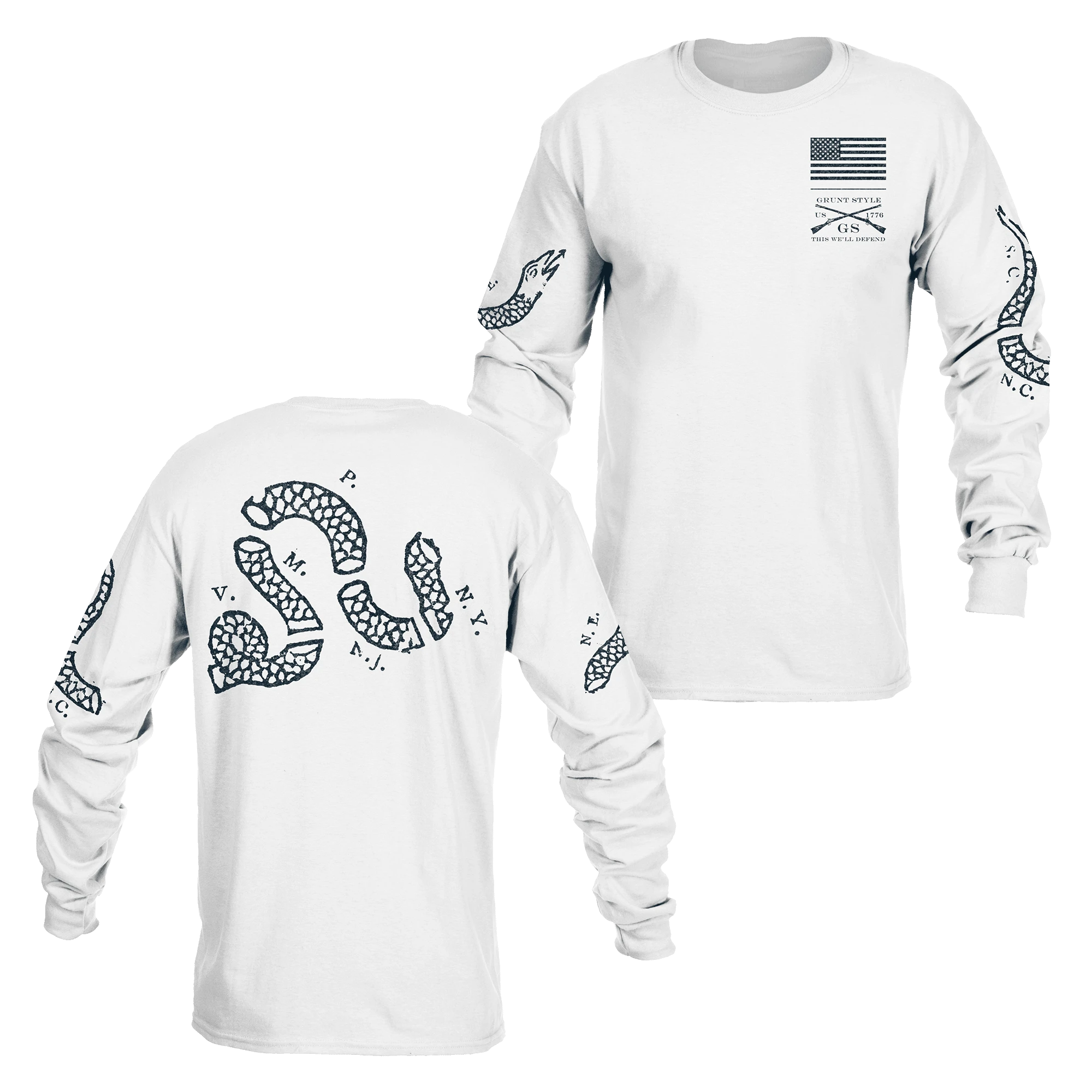 Join Or Die Long Sleeve - White 3 Join Or Die Long Sleeve - White