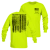 Red Blood Blue Collar™ Long Sleeve - Safety Green