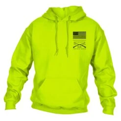 Red Blood Blue Collar™Hoodie - Safety Green -Daily Clothing Store GS5805 Men sRedBloodBlueCollar Hoodie SafetyGreen 2