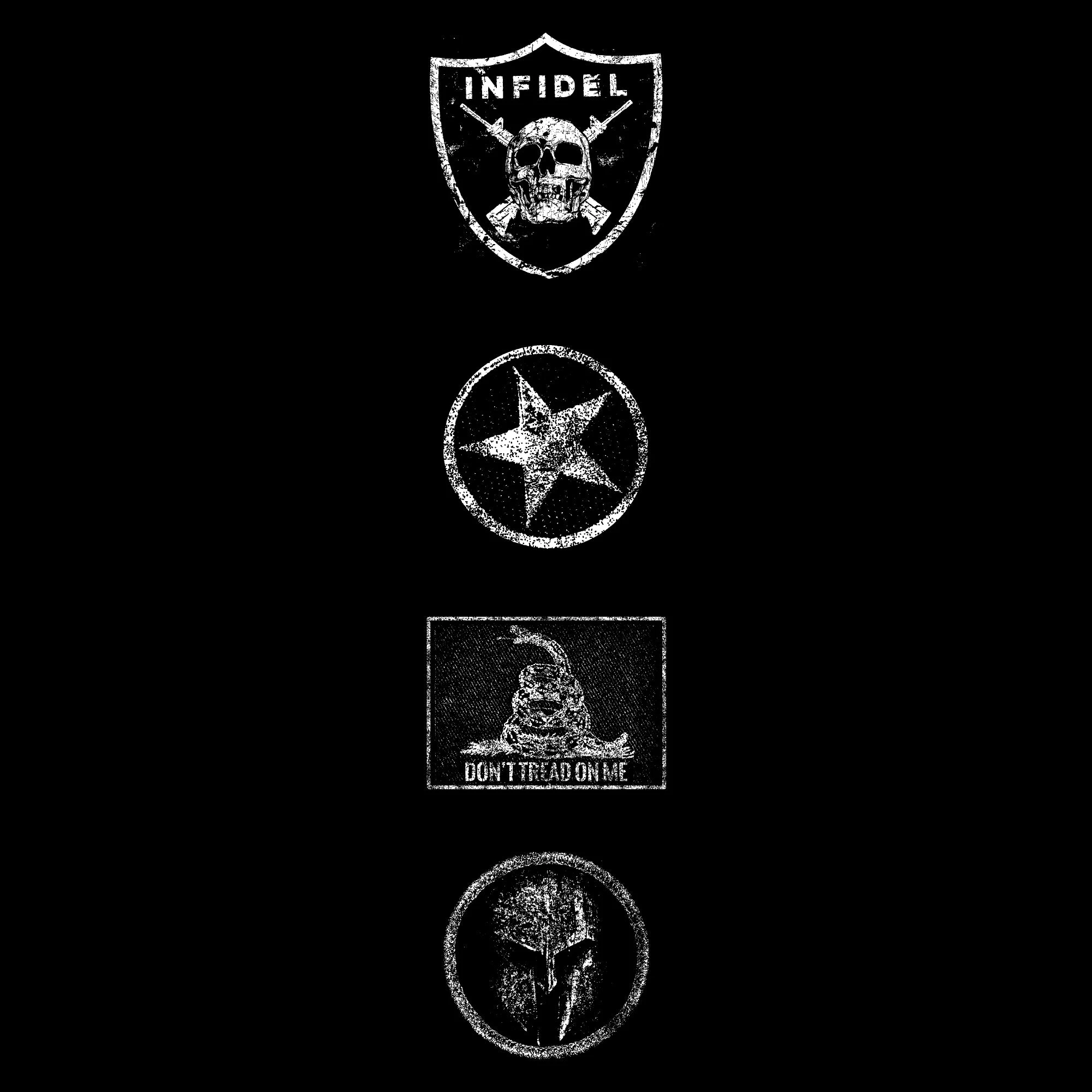 Patch Long Sleeve - Black 7 Patch Long Sleeve - Black - Image 5