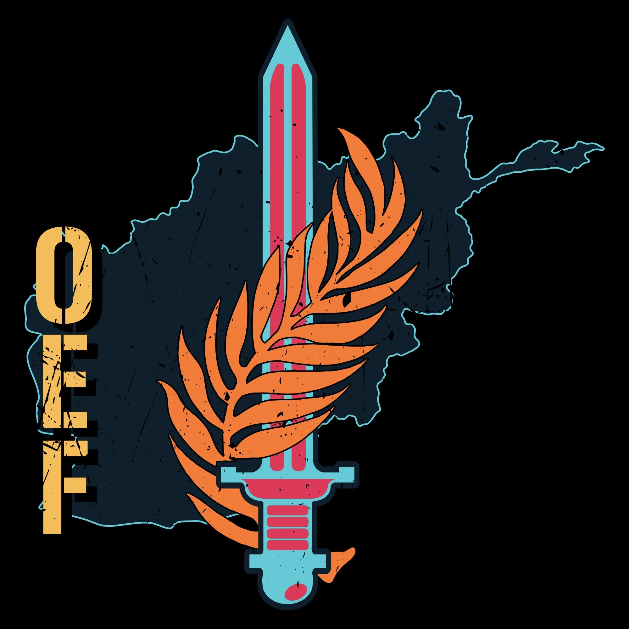 OEF - Forged In Fire T-Shirt - Black 8 OEF - Forged In Fire T-Shirt - Black - Image 6