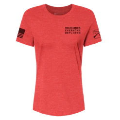 Women's R.E.D. All Forces Relaxed Fit Tee - Red -Daily Clothing Store GS5877 Women sREDAllForcesRelaxedFitTee Red Front