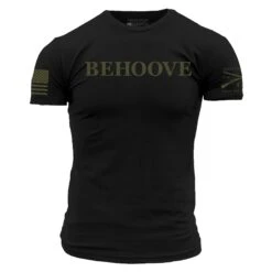 Behoove T-Shirt - Black 17 Behoove T-Shirt - Black -Daily Clothing Store GS5908 Men sBehooveTee Black STANDARD WEB READY FRONT